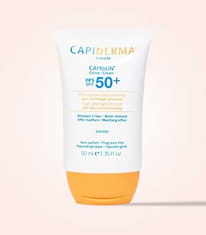 کرم-ضد-آفتاب-SPF50-فاقد-رنگ-کپیدرما-capiderma-Capiderma-Sun-Protection-Spf50+-50ml