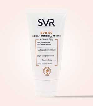 ضد-آفتاب-رنگی-پوست-خشک-و-حساس-SPF50-اس-وی-آر-SVR-SVR-Sensitive-Skin-Rubialine-Sun-Protection-SPF50