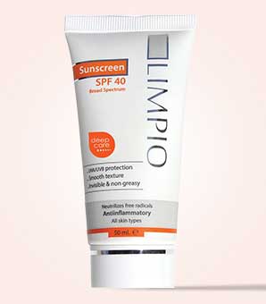 کرم-ضد-آفتاب-فاقد-رنگ-SPF40-لیمپیو-limpio-Limpio-Sunscreen-Cream-SPF40---50ML