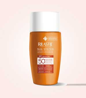 فلوئید-ضدآفتاب-رنگی-ریلستیل-spf-50-sun-system-fluid-color-comfort-spf-50+-cream-rilastil