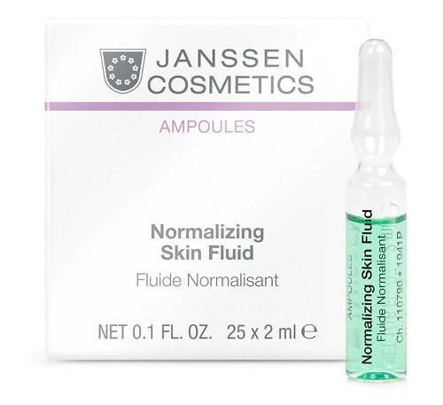 آمپول-نرمال-کننده-پوست-چرب-2-میلی-لیتر-یانسن-janssen-cosmetics-Normalizing-Skin-Fluid-Ampoule-janssen-cosmetics