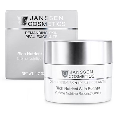 کرم-تغذیه-کننده-و-آبرسان-قوی-انواع-پوست-50-میلی-لیتر-یانسن-janssen-cosmetics-Rich-Nutrient-Skin-Refiner-janssen-cosmetics