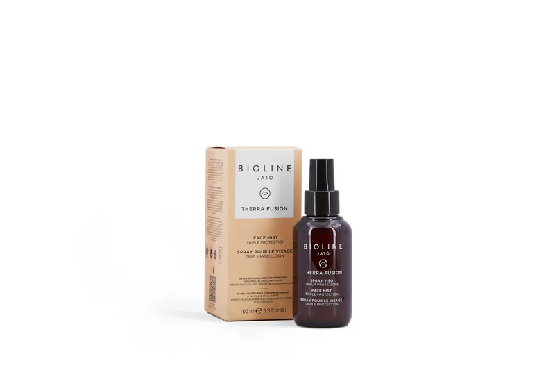 اسپری-مرطوب-کننده-FACE-MIST-بیولاین-حجم-100-میلی-لیتر-Bioline-Therra-Fusion-Triple-Protection-Face-Mist-100-ml-Bioline