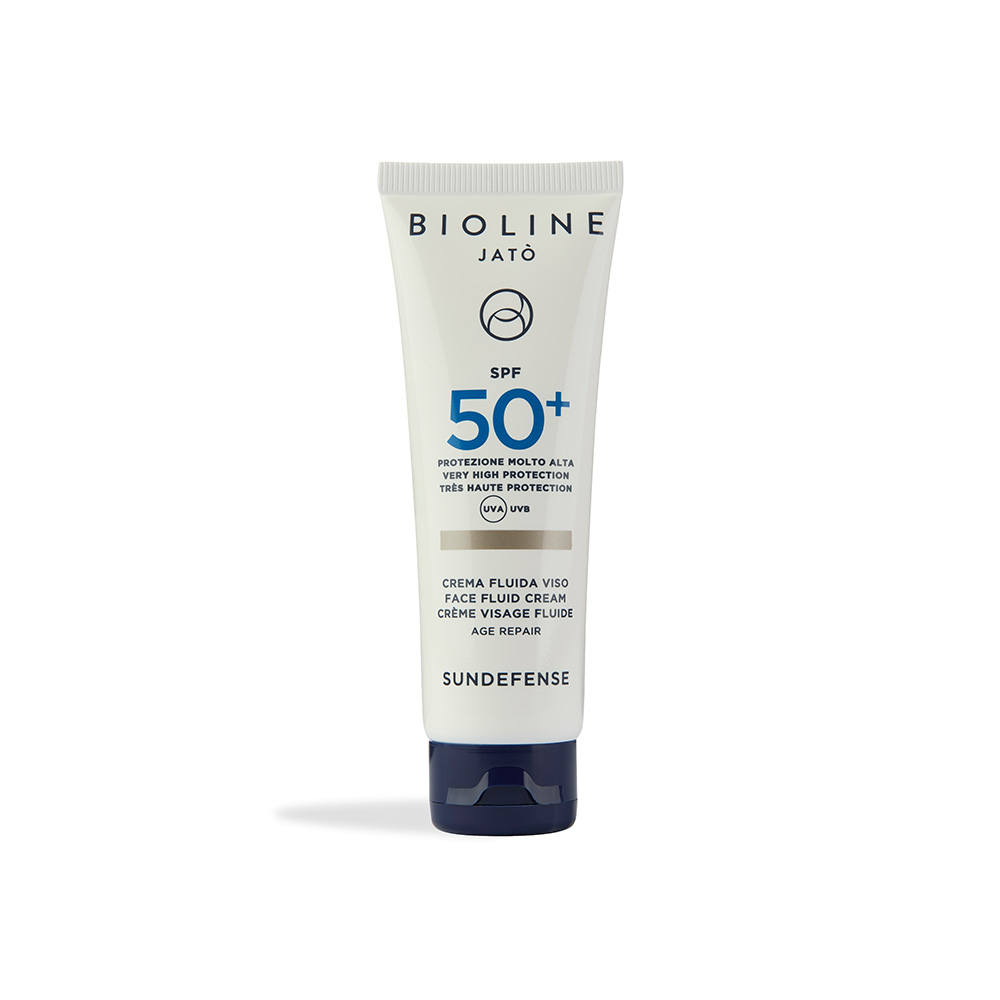 ضد-آفتاب-فلوئید-SPF50-بیولاین-حجم-50-میلی-لیتر-Bioline-Bioline-fluid-SPF50-sunscreen,-SPF-50+-VERY-HIGH-PROTECTION-UVA-UVB-FACE-FLUID-CREAM-AGE-REPAIR-CREAM-volume-50-ml